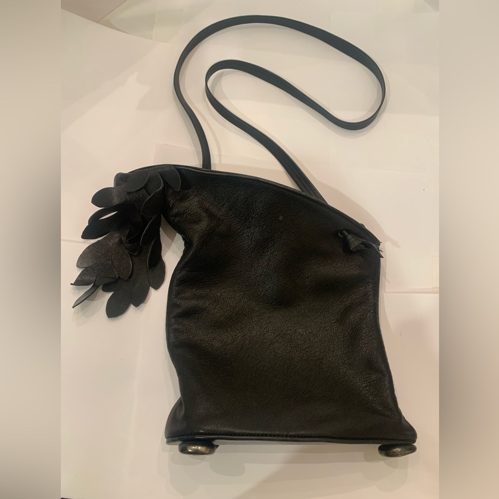 Carol Hearty cross-body black bag